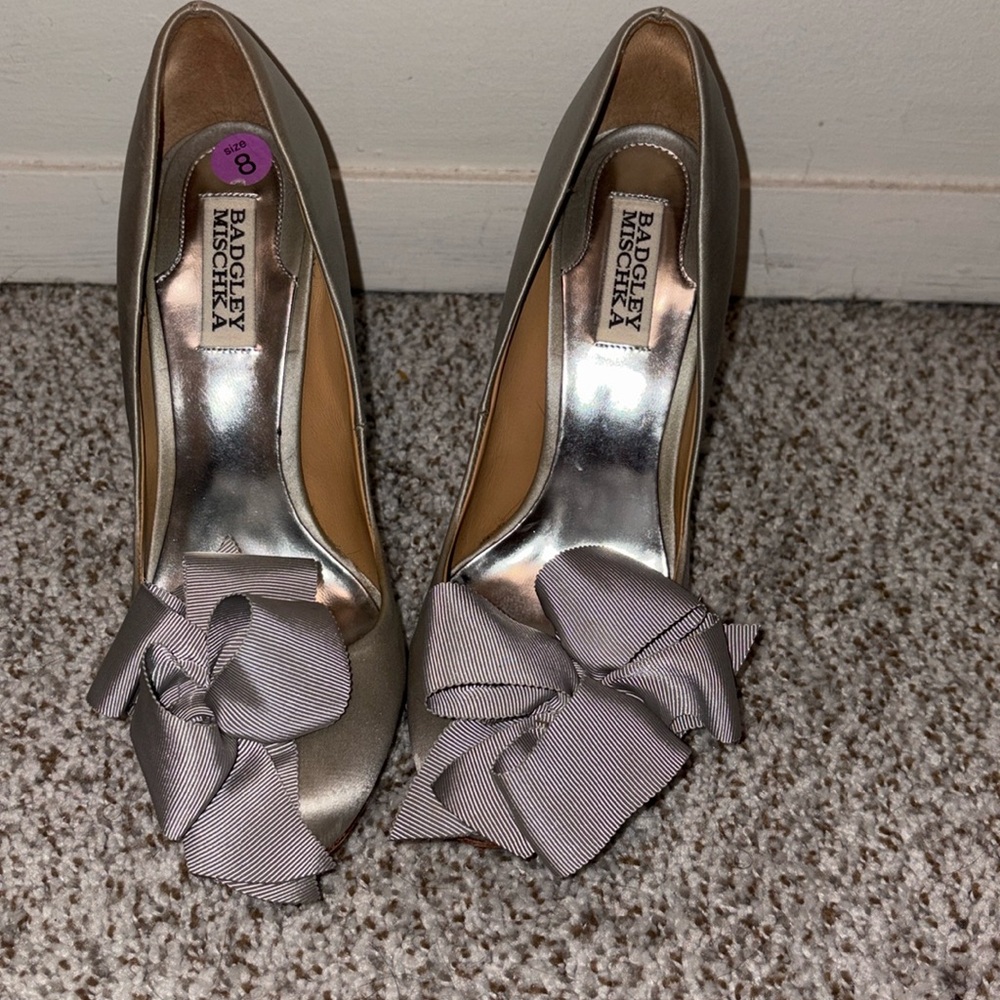 Mischa Badgley gently used formal heels. Worn in a wedding once.